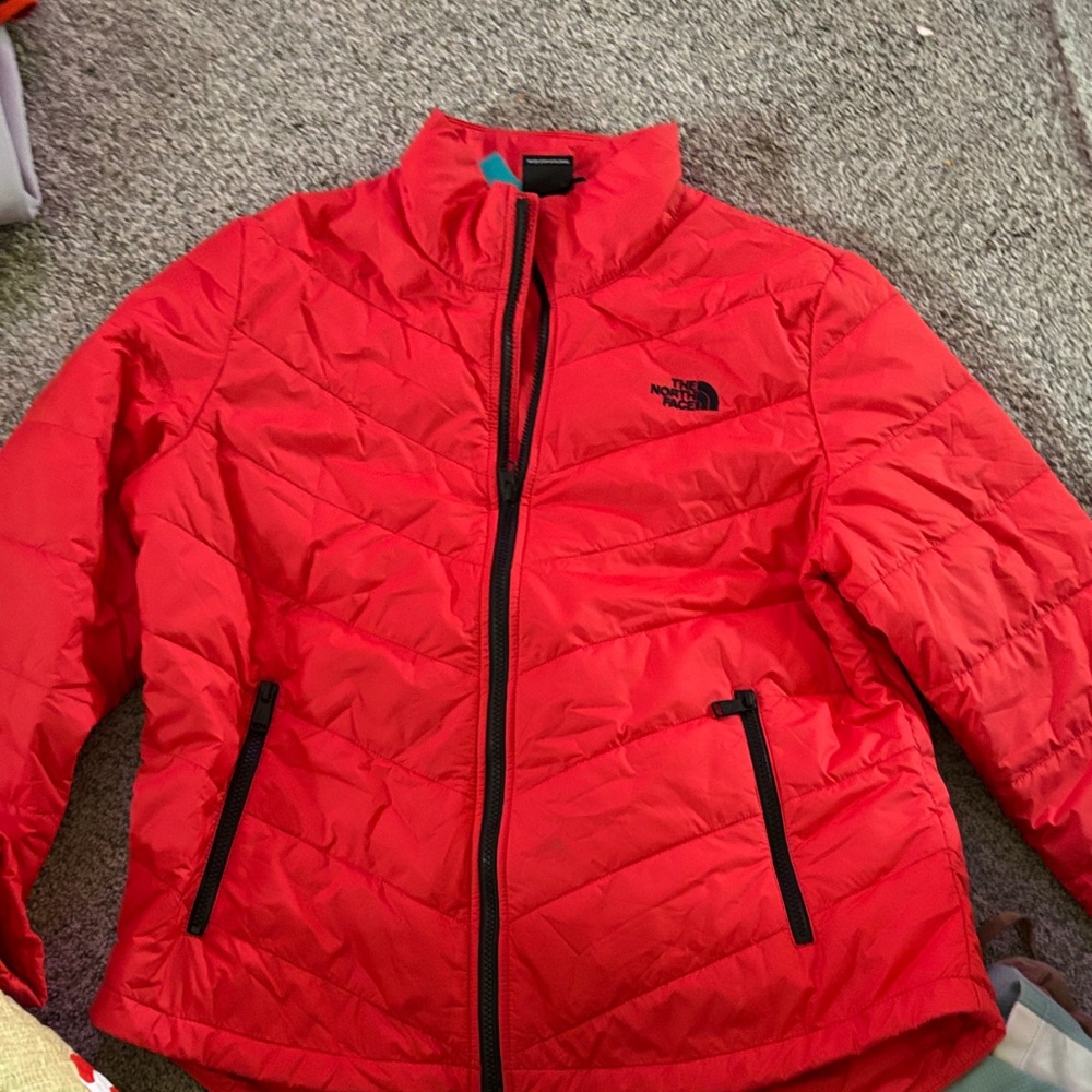The North Face Vibrant Red Quilted Jacket